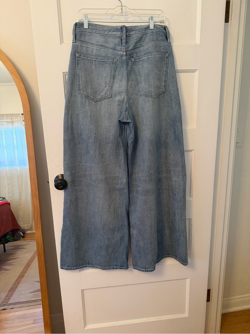 J. Crew High Rise Super Wide-Leg Jeans. Size 30. Elliot wash - Picture 5 of 16